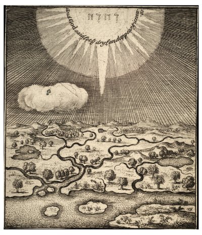 Creation of the earth. State 2 by Wenceslaus Hollar